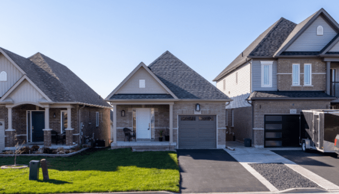 A one-car attached garage that adds to home value.