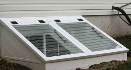 An image of an egress window to demonstrate how much value they add to a home.