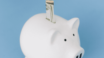 An image of a piggy bank to depict money saving tips for buying a house.