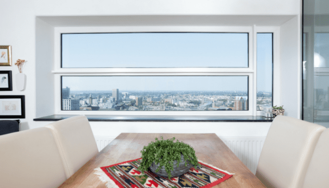 An image of an apartment dining room to demonstrate what a pied-a-terre is.