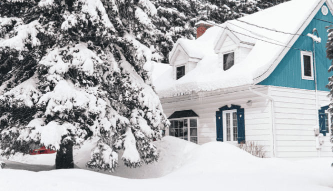 This fresh winter scene is something buyers must consider if they're to buy a house in Madison.