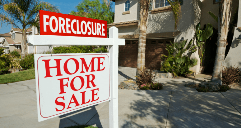 A house that was in foreclosure but has been bought.