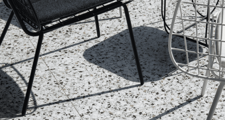 An image of terrazzo flooring to demonstrate what terrazzo is.
