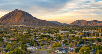 A view of Scottsdale, Arizona, where many of the homes are being sold fast.