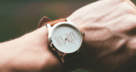 A wristwatch that you might look at while waiting to hear after making an offer on a house.