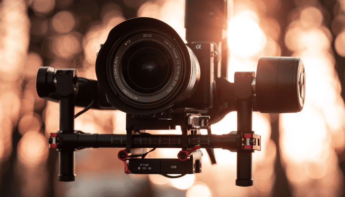 A camera that used to market a house that is for sale.