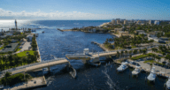 A waterway near a house you can sell in Pompano Beach.