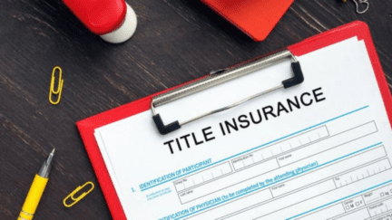 Title insurance paperwork.