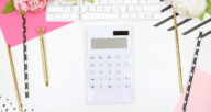 A calculator, which you'll need when saving for a house on a low income.