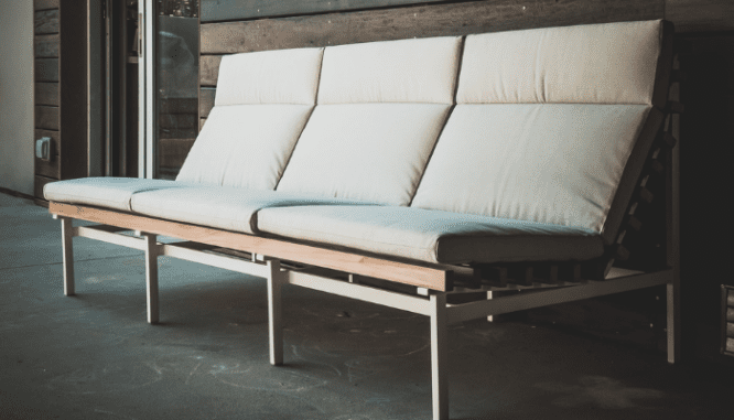 An outdoor furniture seat that is important to include in your new home essentials.