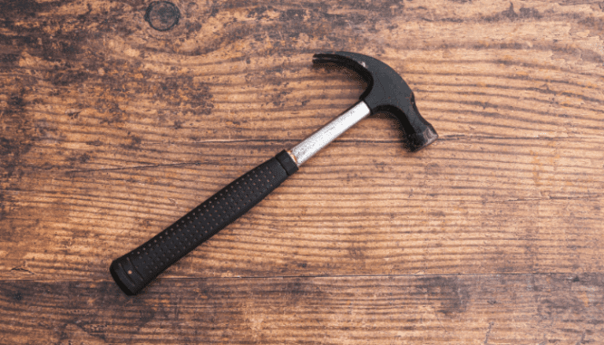 A hammer used to fix a house for sale in Kentucky.