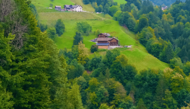 A house that will need a septic inspection.