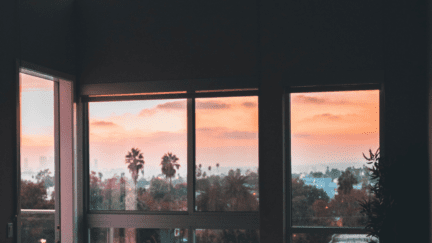 A large window added in a living room home