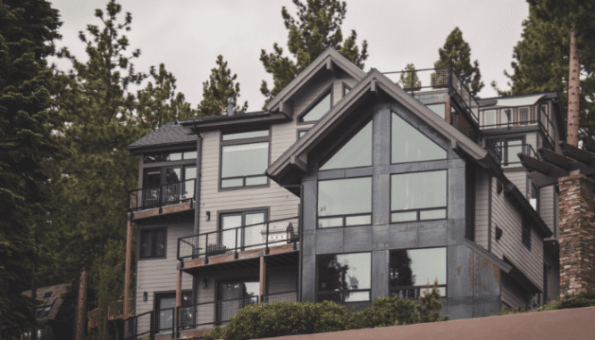 A house in the state of Nevada where there are little to no property taxes.