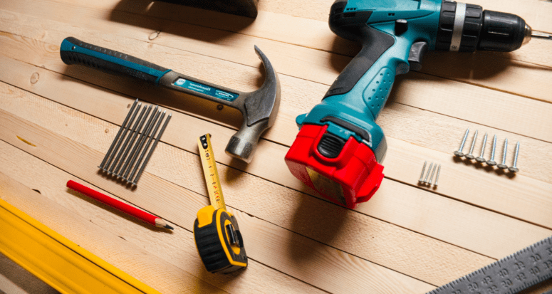 Tools that you might use to remodel before selling.