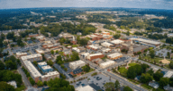 An aerial view of Lawrenceville, GA where a house can sell fast.