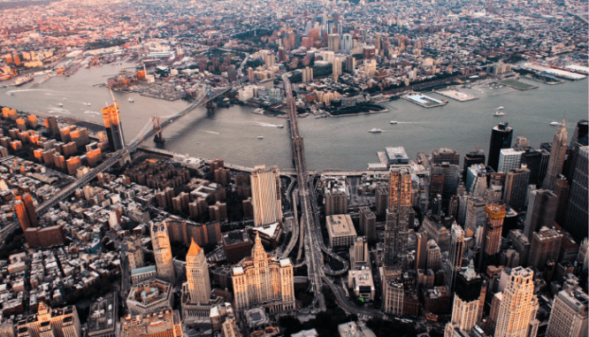 Housing in New York where the market is not expected to crash in 2022.