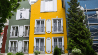 A house featuring one of the best colors for selling a house.