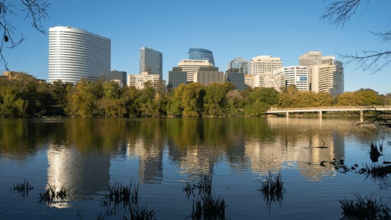 A view of Arlington, Virginia where a house can sell fast.