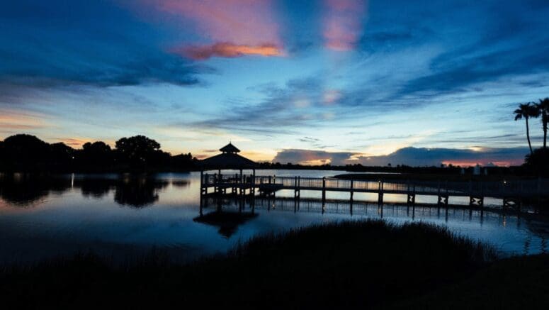 A lake in Port St. Lucie near a house you can sell fast.