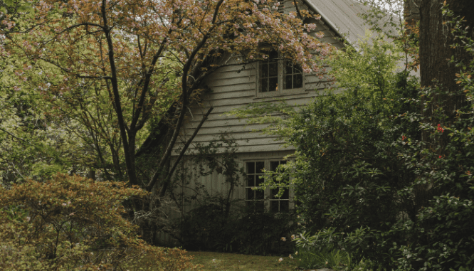 An old home that was off the beaten path.