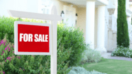 A for sale sign at a house where days on market matters for the sale.