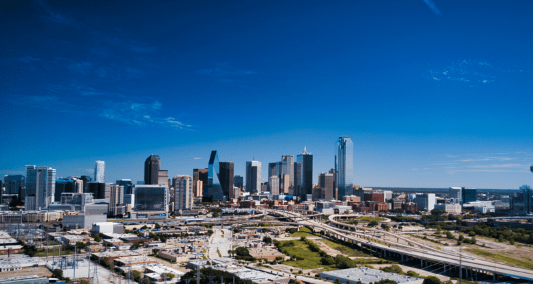 The Dallas skyline, where the best neighborhoods in Dallas.