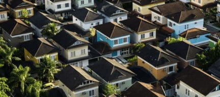 rows of colorful houses