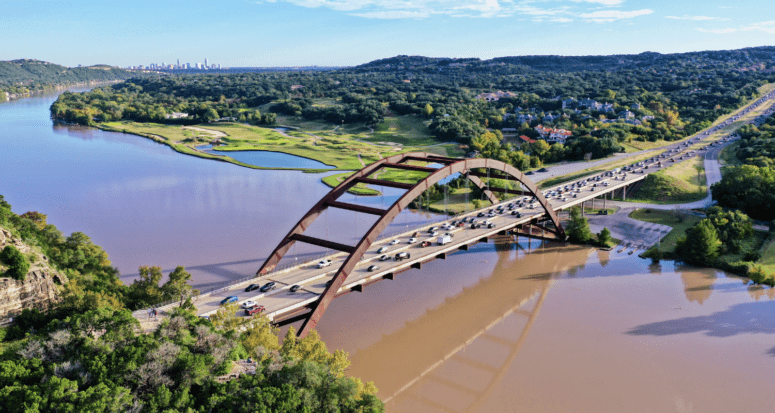 bridge in austin texas connecting the best neighborhoods