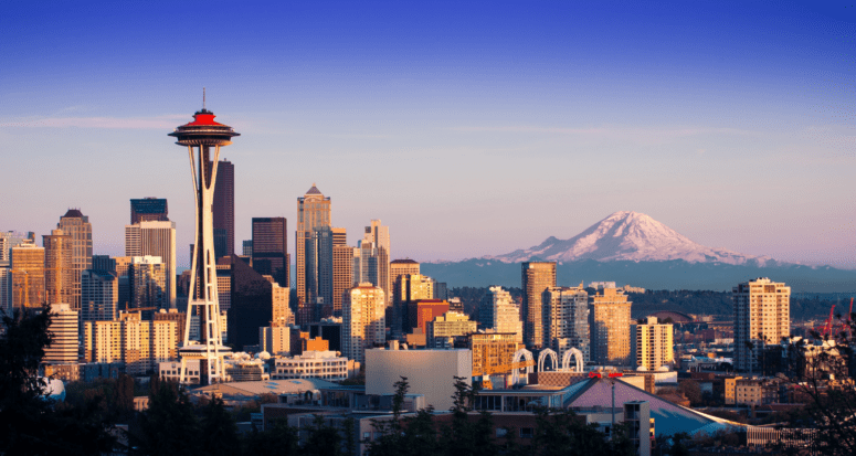 seattle skyline illustrating the best time to sell a house in washington state