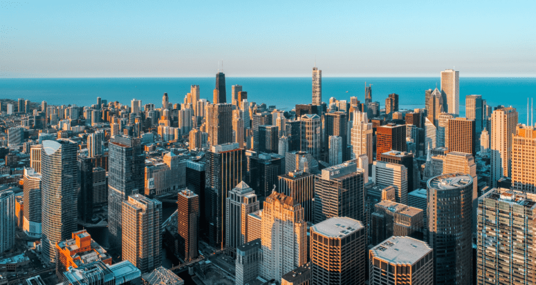 A city in Illinois with homes that received grants for repairs.