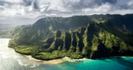 A view of an island in Hawaii where people are buying a home.