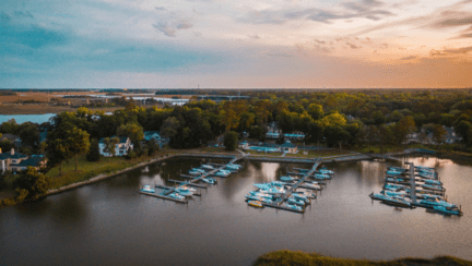 Part of Savannah, GA, where you can build a house for a cost.