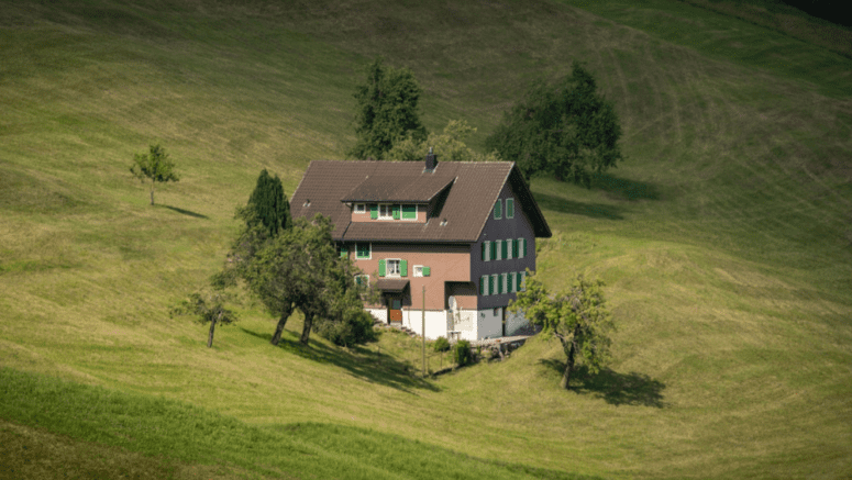 A house that was sold to charity in order to avoid paying taxes.