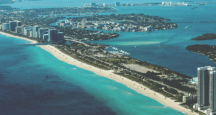 Beaches in Florida near Sarasota, where many we buy houses companies purchase.