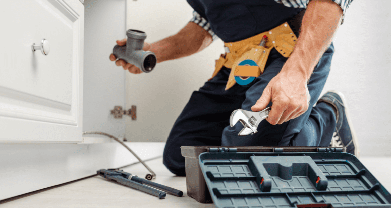 A plumber working for a homeowner who might not be able to afford their home repairs.