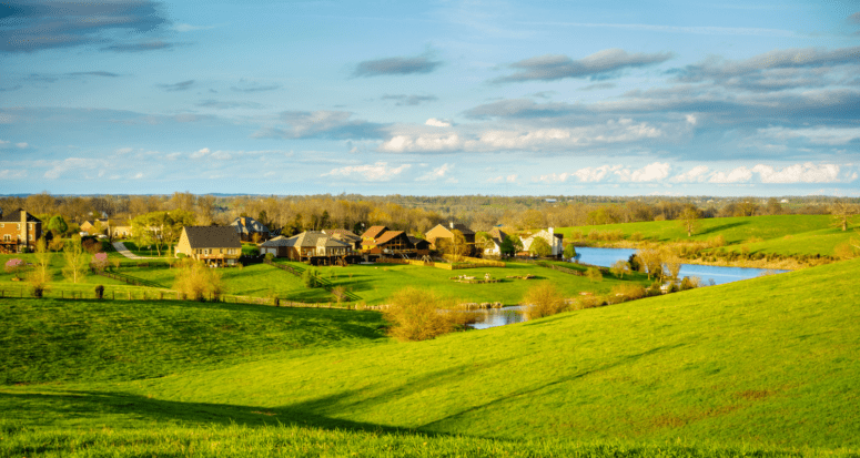 Rural community in Kentucky where a homeowner wants to know how to sell a house by owner.