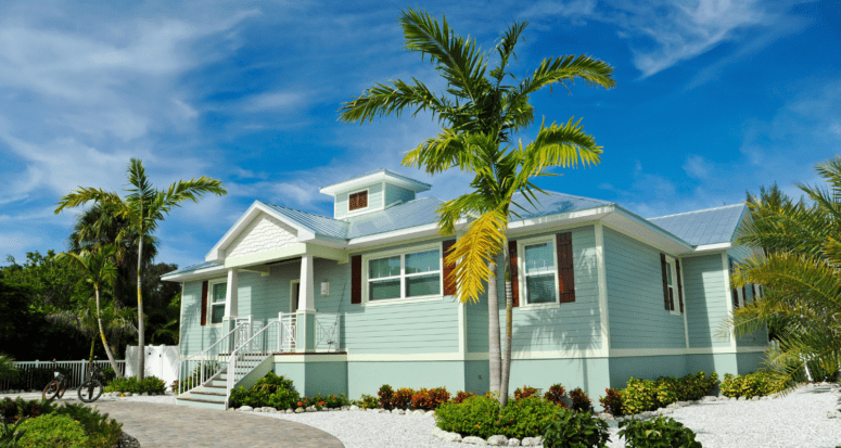 Light green beach house whose owners want to know what to expect from their home appraisal.