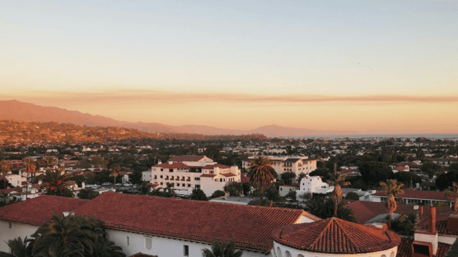 Santa Barbara, where you can buy a house for cash.