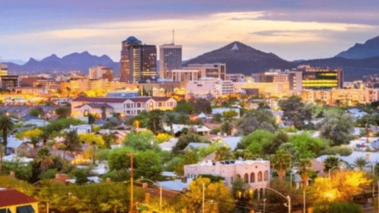 A view of Tucson, AZ where you can sell a home to a We Buy Houses company.