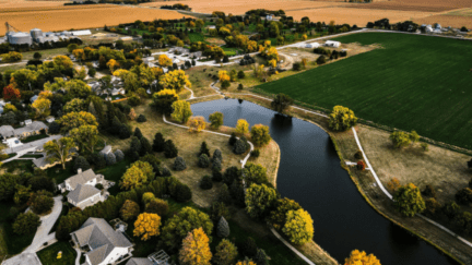 Aerial view of Nebraska homes that can sell fast with cash offer options