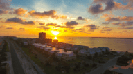 A view of houses in Pensacola where homeowners may be interested in utilizing the services of a we buy houses for cash company