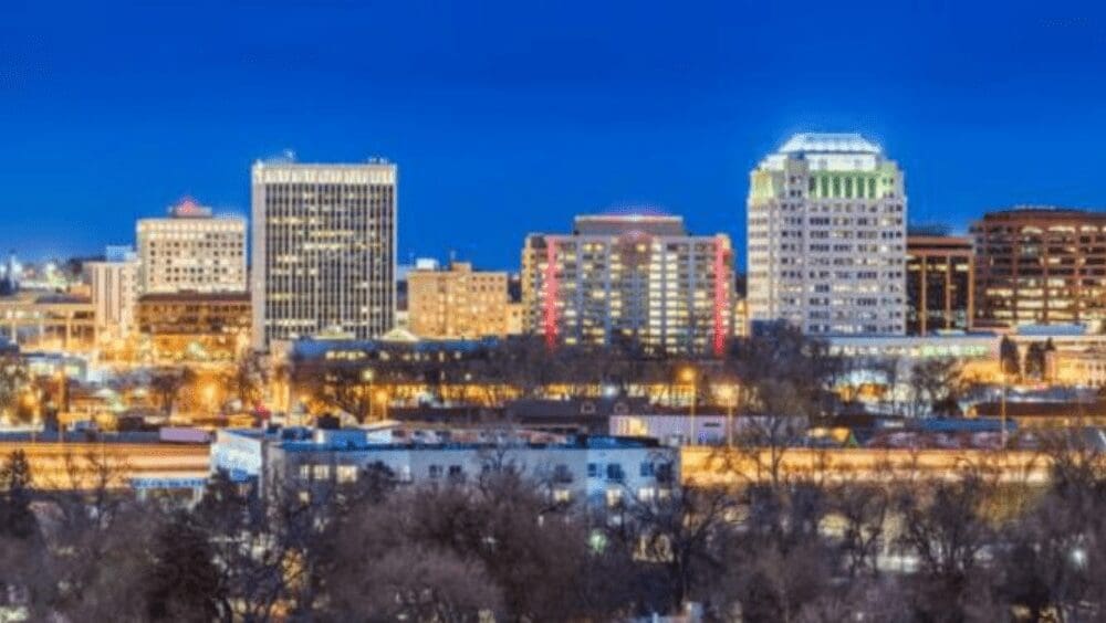 A view of Colorado Springs, CO where you can sell your house to a We Buy Houses company.