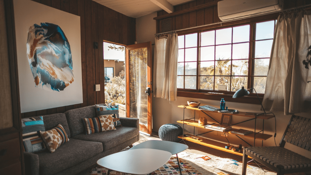 Inside a Joshua Tree, California home, where sellers have options to sell their house fast.