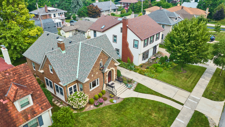 A home in Indiana which was purchased with the help of a bridge loan