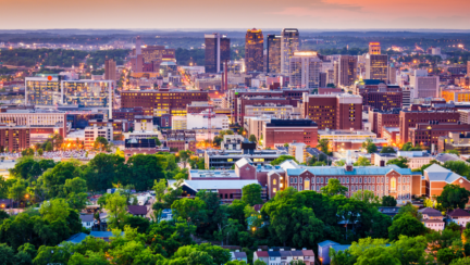 scenic view of Birmingham, Alabama where home owners may be interested in the services of we buy houses company