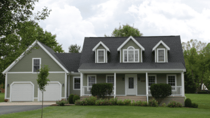 A house of a couple going through divorce who will have to deal with loan assumption vs refinance