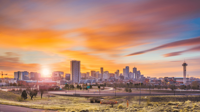 An image of the Colorado skyline where you can move to after learning more about the state's cost of living expenses