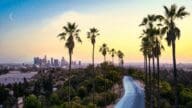 A an aerial view from Los Angeles where you can sell a house to a We Buy Houses company.