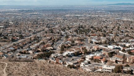 scenic view of Albuquerque where home owners may be interested in the services of a we buy houses company